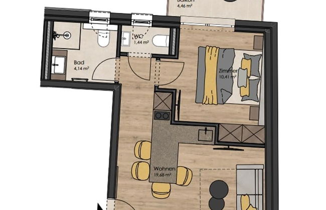 FP Appartements by we rent - Foto 49