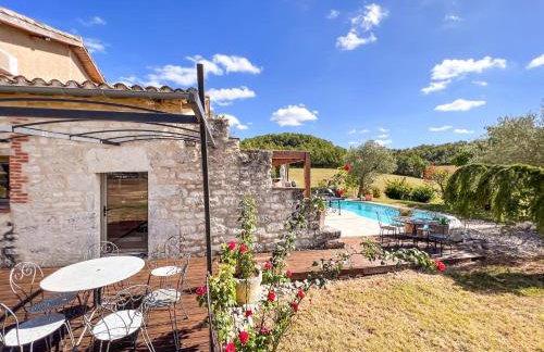 Casa Guillarmou - Évasion Enchantée avec Piscine Chauffée, Spa & Clim - Vue Exceptionnelle - Foto 16