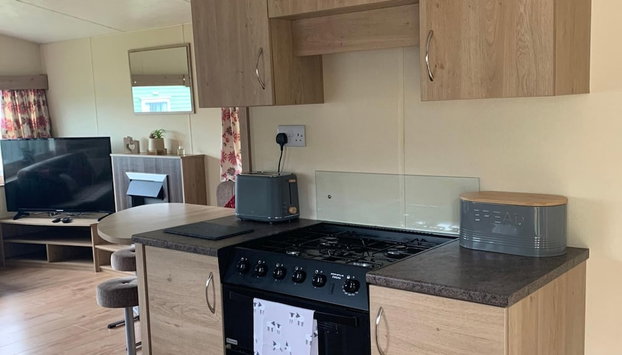 Caravan - Sleeps 6 - Parking, Pool, Facilities - Foto 5, Cocina privada