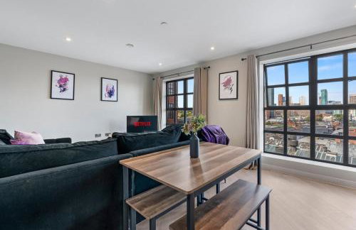 #45 2 bed Lux Fountain Lofts Digbeth - Near Blakesley Hall Museum - Sleeps 5 - "Perfect for Contractors and Families " - Foto 29