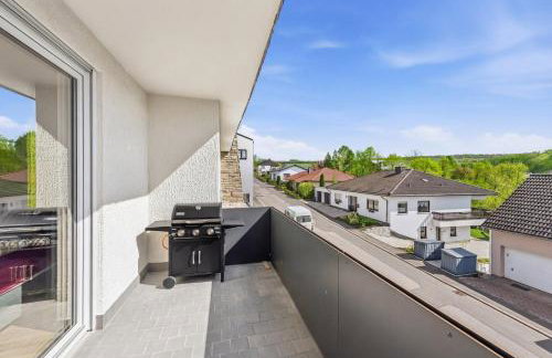 BAT Home Solutions Trierweiler - alles was ein Hotel nicht bietet - 5 Apartments 40 bis 120 qm für bis zu 29 Personen - 5-Raum-Apartment barrierefrei - 60 qm Balkon mit Blick bis Luxemburg - einzeln bis komplett buchbar - 3 Min zur A64 - Foto 60