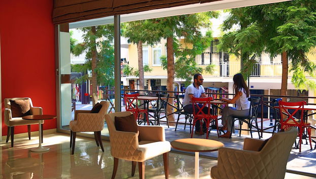 Sala de estar do lobby