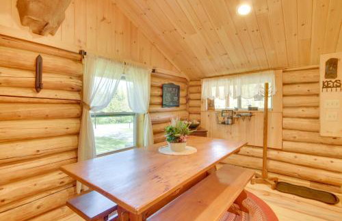 Trout Ponds and Sauna Unique Log Cabin in Freedom - Foto 9