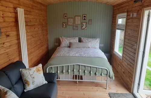 Anglesey new modern shepherds hut with spa hot tub - Foto 23