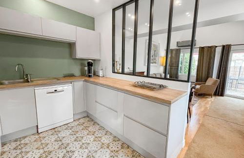 Maison plein pied proche de Paris, 1 chambre capacité 4 personnes, Parking privé, Terrasse privée - Foto 14