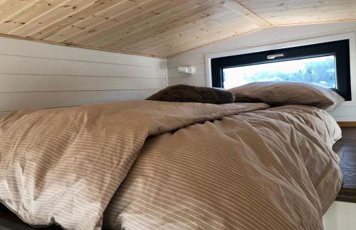 Tiny House mit Saunafass und Garten - Foto 9