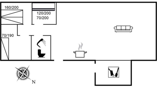 "Olaf" - 1.4km from the sea - Foto 2, Floorplan