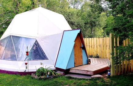 Romantic Glamping Dome in the Catskill Mountains near Woodstock, New York - Foto 37