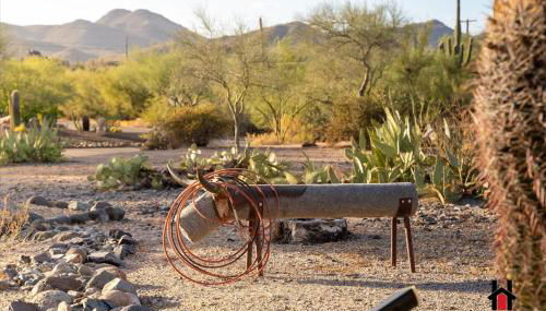 Sonoran Desert Getaway with Cowboy Tub - Foto 5, Garden, Garden view