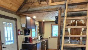 Couples Getaway Cabin with a Loft Bed - Firepit - Creek Access - Photo 3