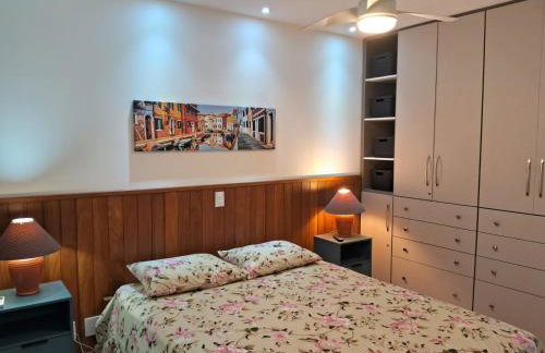 Show de apartamento na Praia do Morro - Guarapari - 3Q - Área externa com churrasqueira - 2 vagas garagem - Wifi - 100m da praia - ar condicionado - Foto 13