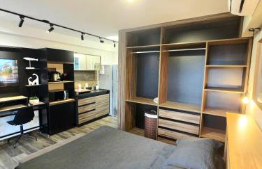 Studio for 02 guests WIFI 300MB air conditioner only twoo minutes of subway station LUZ SP - Foto 3