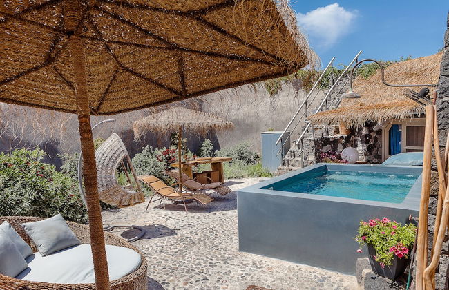 Rock Villas - Emporio | Pool, Jacuzzi, Castle View - Foto 24