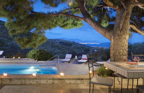 Panoramic Villa in Prgomet, Sea View and Private Pool - Foto 34