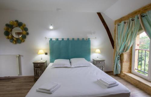 Maison en pierre climatisée avec piscine privée en Dordogne - FR-1-616-512 - Foto 18