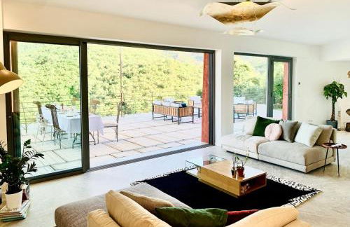 VillaM with heated pool, panoramic view, sea - Foto 34