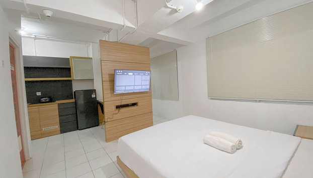 Stylish And Spacious Studio At Apartment Jarrdin Cihampelas - Foto 2, Habitación