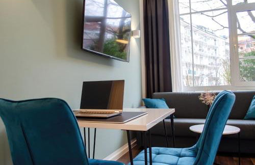 HOMELY STAY Studio 9 - Stylish & Convenient Self-Check-In Studio in Munich - Foto 7