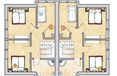 Fachwerkhäuser Seedorf - Haushälfte "Sophie Charlott" mit Kamin und Terrasse - Foto 35