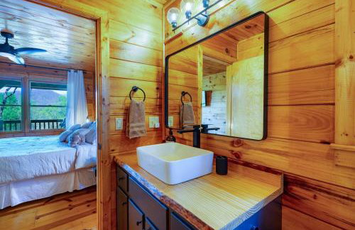 Quiet Ellijay Cabin 2 Master Ensuites, Stunning Views, Hot Tub, Dogs Welcome - Foto 22