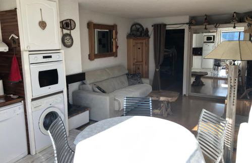 Grand studio La Foux d Allos avec vue et terrasse - Foto 2