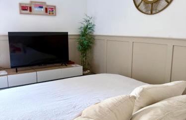 Appart proche plage, avec piscine et climatisation, parking privé - arrivée autonome - lit queen size - Photo 12