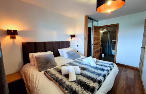 NEW ! HOLY COW - LES GETS - Proche pistes et centre - Souplex Design 4 chambres - 10 personnes - Idéal 8 personnes - Foto 18