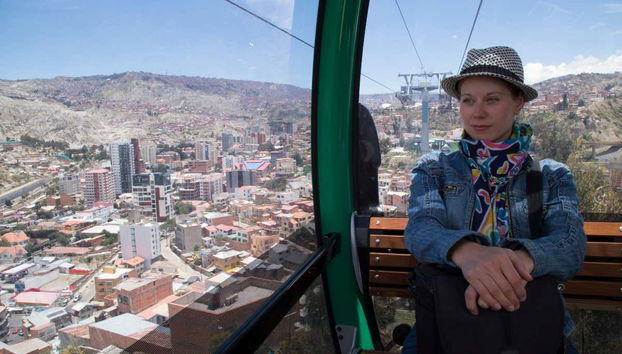 Giro in funivia a La Paz