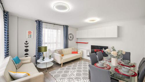 Modern 3 Bed Apartment in Acton by Amber Stays, Perfect for Business & Contractors - Foto 1