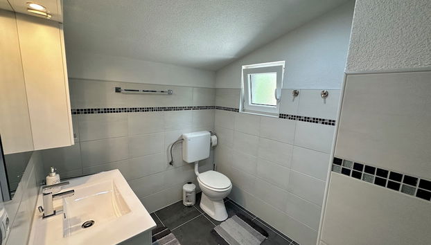 Duche na casa de banho