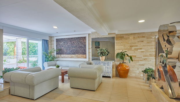 Sala de estar do lobby