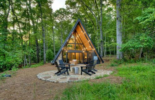 Romantic A-Frame Cabin w Firepit, Patio, Fireplace, Games in Blue Ridge Mountains - Photo 32