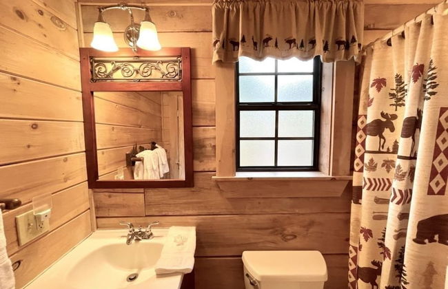 Private and Perfect! - hot tub, king bed, fireplace - dog and motorcycle friendly Studio Cabin by RedAwning - Foto 13