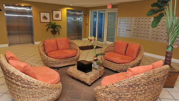 Sitzecke in der Lobby