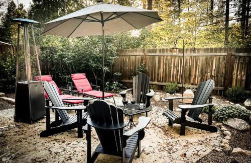 The Nest Serene Sanctuary w Hot Tub Fireplace Grill Hammock Outdoor Fire Feature Fully Fenced Yard AC Pets Ok - Foto 65