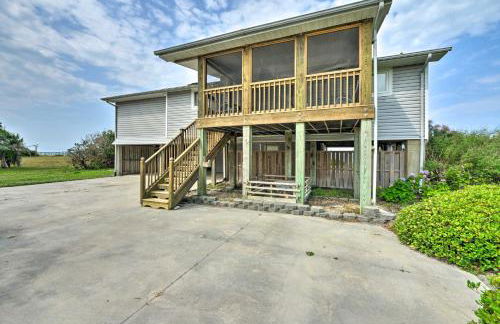 Waterfront Harkers Island Home Sunset View and Dock - Foto 22
