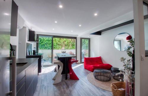 Studio de 40m2 avec terrasse privée, gare à 5 min - Foto 7