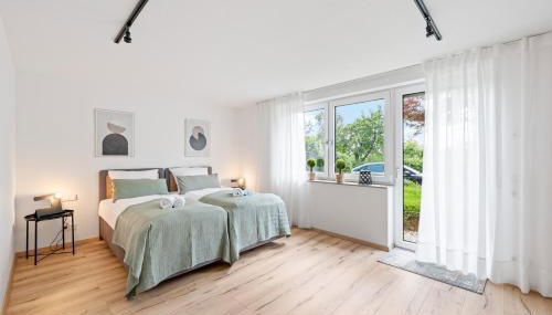 Neu mit Terrasse! 2BR 4Beds- schönste Aussicht - frisch saniert- barrierefreie! -Mozart ZWEI - Bietigheim - Foto 5