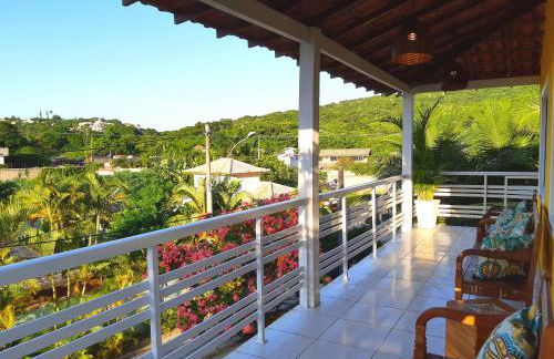 Espetacular Casa 3 SUÍTES cozinha varanda vista a passos da praia - Foto 16