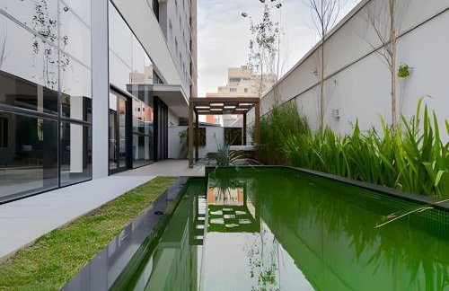 Studio prox shopping Curitiba Wifi, TV a Cabo e ar by UROOMS - Foto 38