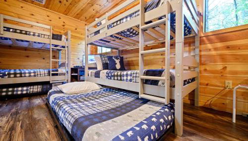 Hickory Bear - Cabin surrounded by pines, Sleeps 10, Hot Tub, Fire Pit, Arcade, Foosball Table & Deck Slide - Foto 5