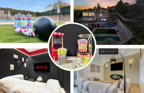 Villa de lujo de piedra, Cine para niños, Vistas, Piscina - Foto 1