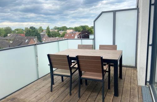 MiCasa OL - Modernes Penthouse - Stellplatz - Küche - WLAN - Dachterrasse - Photo 34