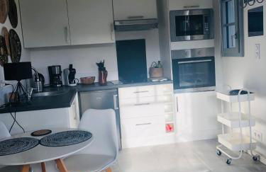 Bel Air Studios-Terrasse couverte-Jardinet-Vue Pont de Normandie-Parking privé - Foto 12