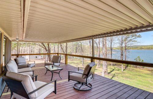 Tranquil Lakefront Greers Ferry Escape with Fire Pit - Foto 21