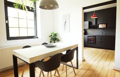 zentrales NewYork-Designapartment mit 2 Betten nahe Messe l Flughafen - Photo 15