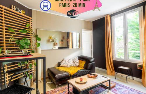 Oasis urbain, Havre de paix aux portes de Paris RER A à proximité, accès centre en 20 min tout équipé - Photo 1