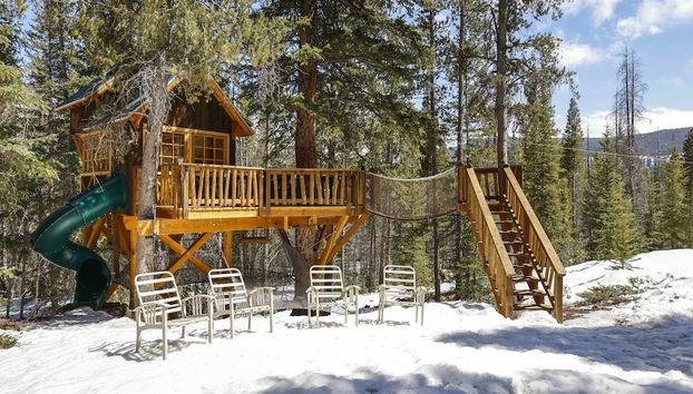 Treehouse by Avantstay Secluded Mountain Cabin w Views Hot Tub Treehouse - Foto 3, Habitación