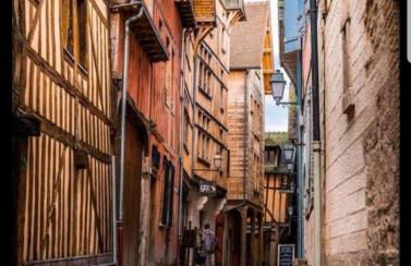 chez KARINE T4 Terrasse 5ème étage CENTRE VILLE Wifi Parking - Foto 20