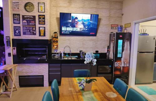 Chácara Arena JK com Piscina integrada com Sauna e Hidromassagem - Foto 49